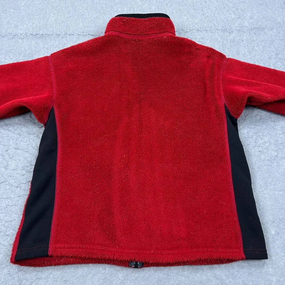 VTG Patagonia R2 Jacket Kids Large 12 Red Full Zip Fleece Pockets‎ Outdoor USA